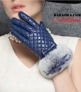 Găng tay nữ trần trám BHY8880X màu Xanh dương