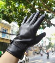 Găng tay nữ da cừu phối nơ - BHY8714 (7)