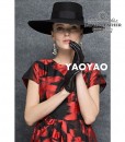 Găng tay nữ da cừu lót vải - BHY8852 - chính hãng YAOYAO của Hong Kong