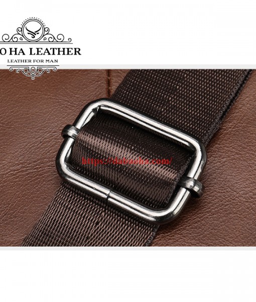 Túi đeo chéo Bao Ha Leather BHM7512C Màu Cà phê (10)