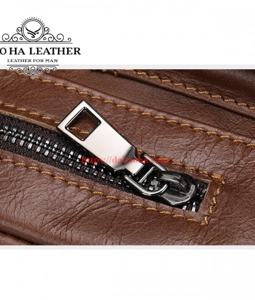 Túi đeo chéo Bao Ha Leather BHM7512C Màu Cà phê (13)