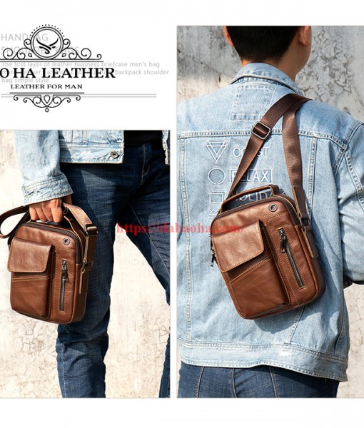 Túi đeo chéo Bao Ha Leather BHM7512