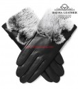 Găng tay nữ da cừu lót lông ấm BHY5608 size M L XL (5)