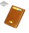 Ví nam mini chống RFID BHM186 màu Nâu bò