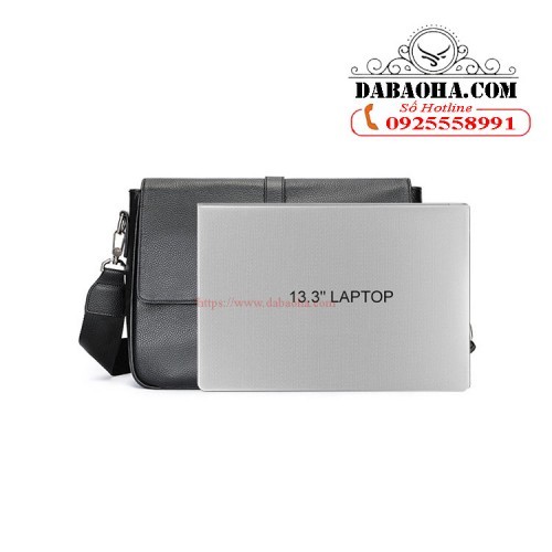 Túi đeo chéo dáng ngang vừa A4 BHM6134 vừa laptop 13.3
